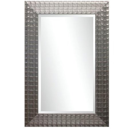 BACK2BASICS Home Decor Framed Mirror, Medium - Silver & Gold Iridescent BA2494280